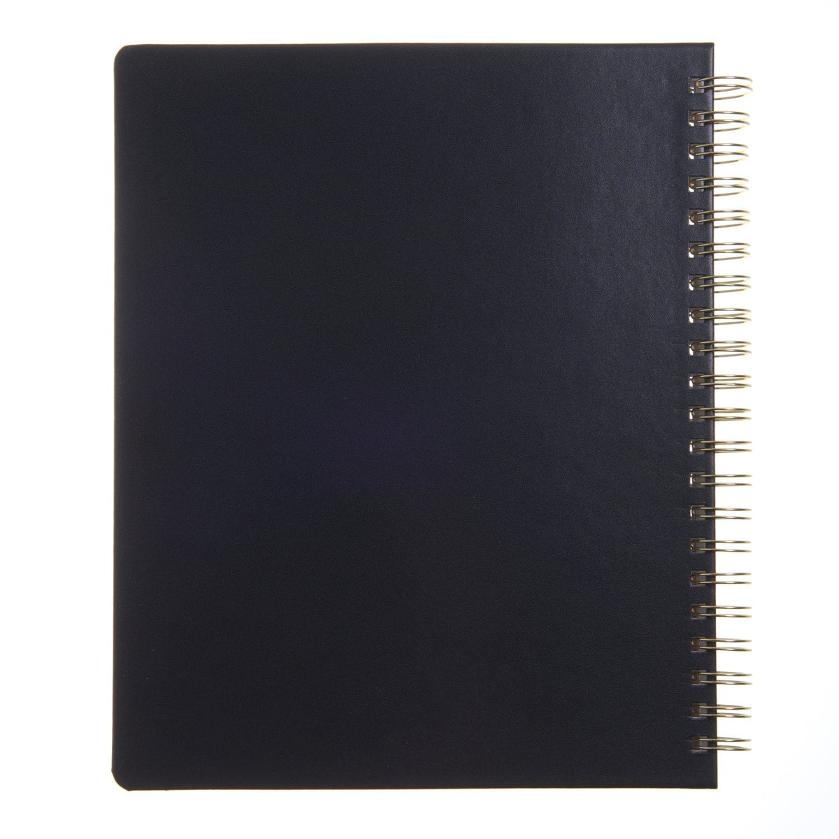 2025 Weekly Planner - Spiral Vegan Leather - Black 100617 russell+hazel Planner