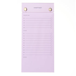 Acrylic Listpad - Blush 66835 russell+hazel Notepad