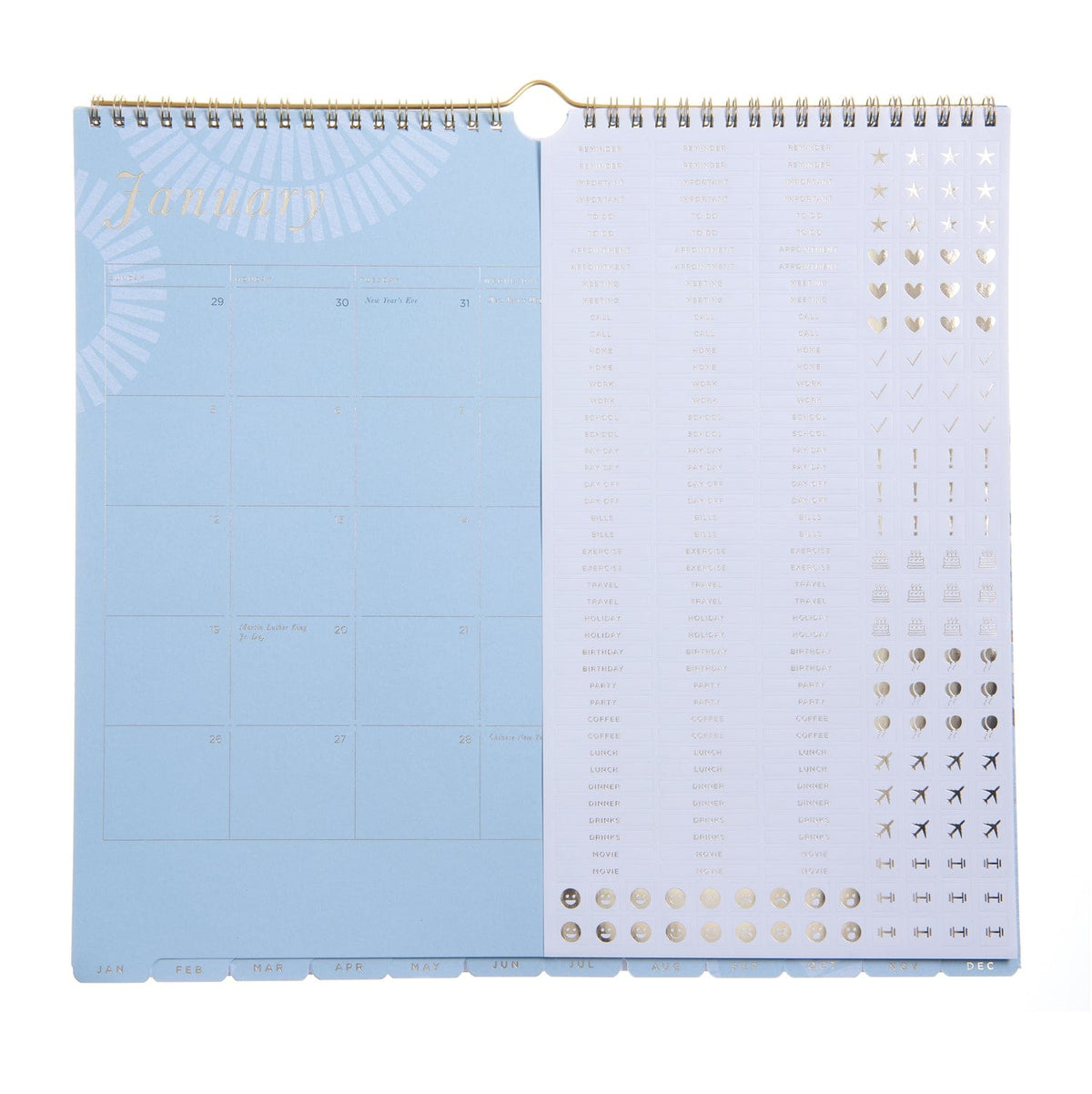 Dew Spiral - 2025 Wall Calendar 100632 russell+hazel Calendar