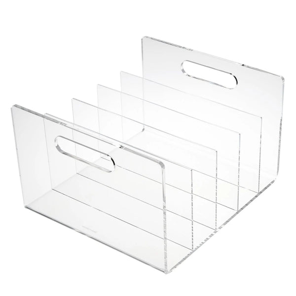 Clear Acrylic 5 Compartment File Organizer, 10