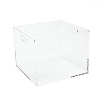 Clear Acrylic Hanging File Box, Letter Sized, 12.25