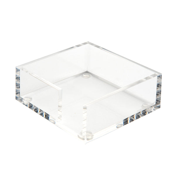 Clear Acrylic Stackable Notes Box, 4