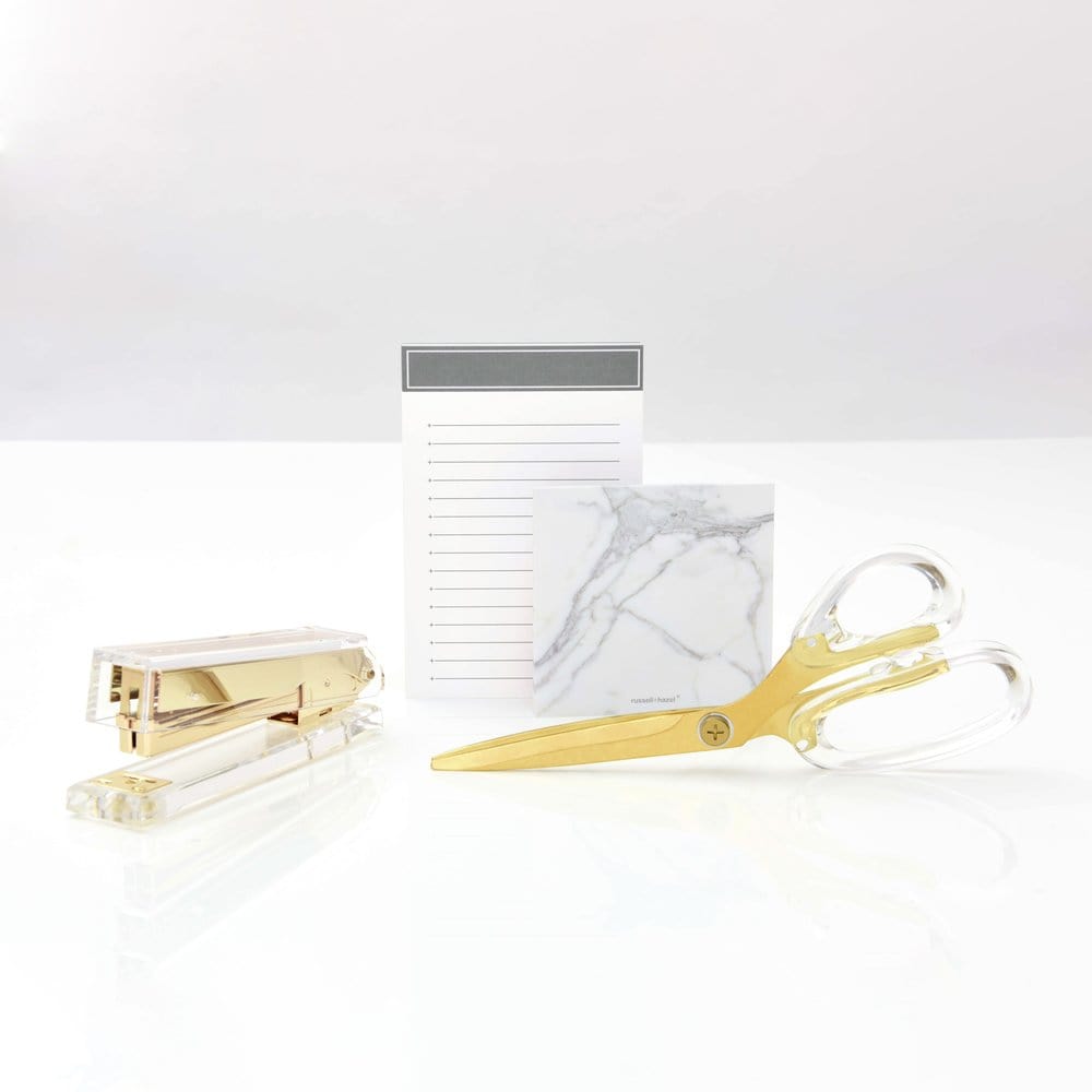 russell+hazel Acrylic and Gold Headphones Stand