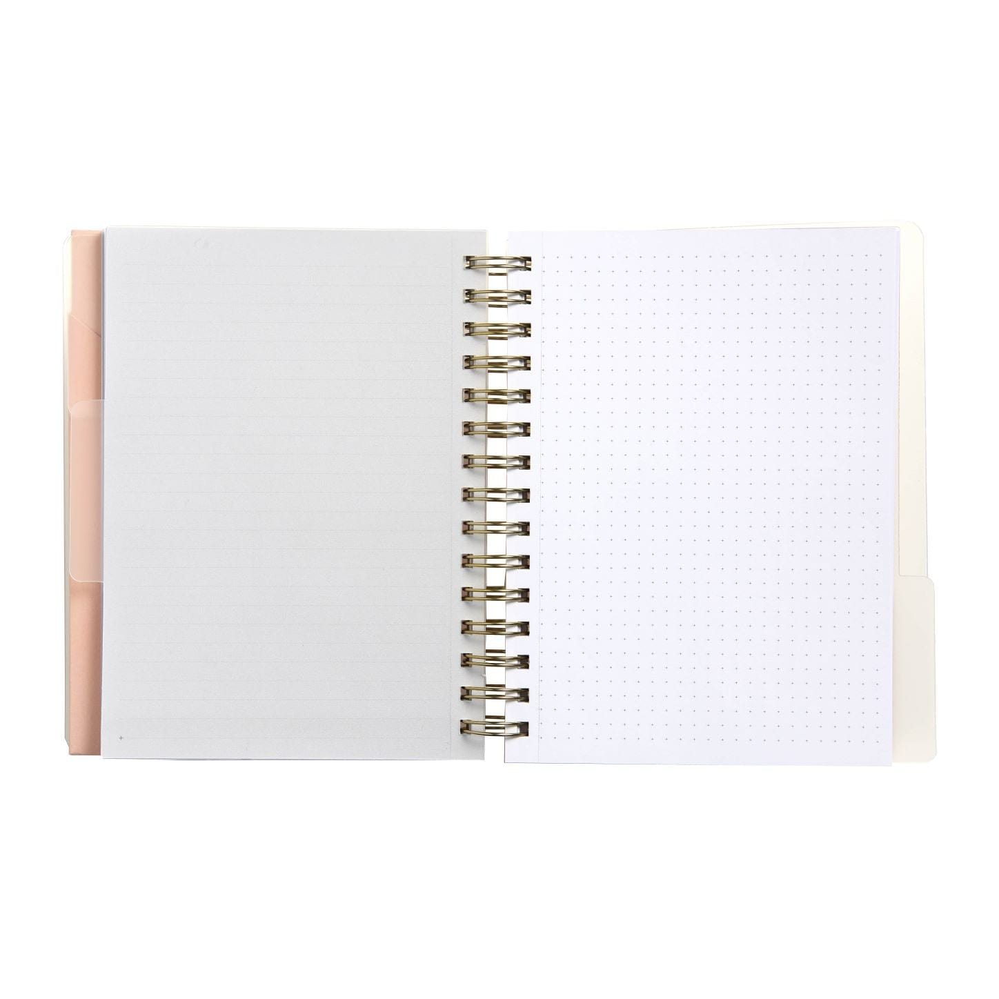 Russell & Hazel Spiral Bookcloth Notebook, A5, Pink