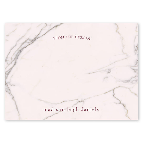 Marble Custom 4x3 Post It Note - 6 Pads | Russell + Hazel - russell+hazel