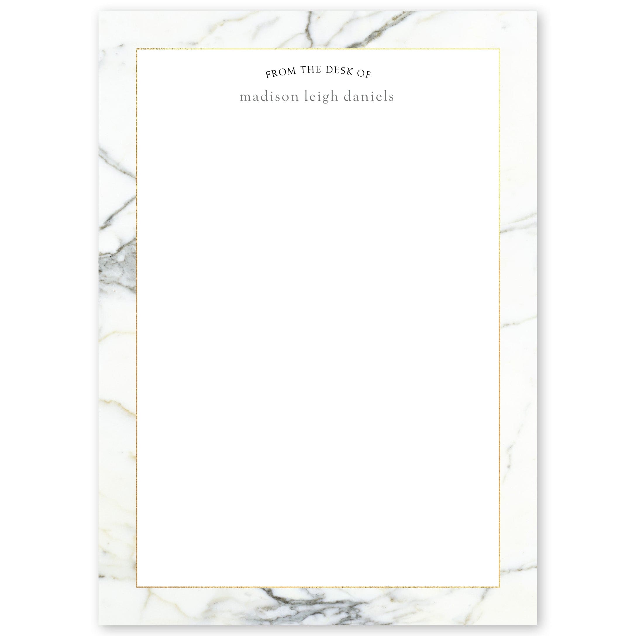 Marble Custom Notepad