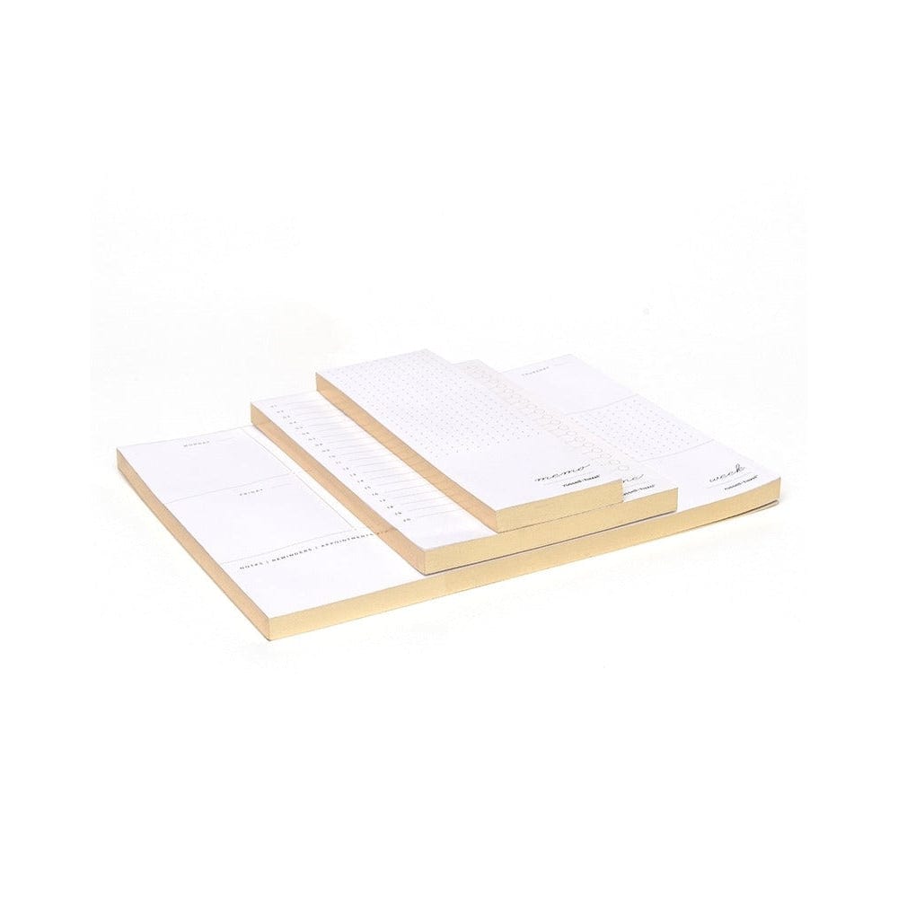 russell+hazel in Due Time - Notepad Set - Desktop, Gold