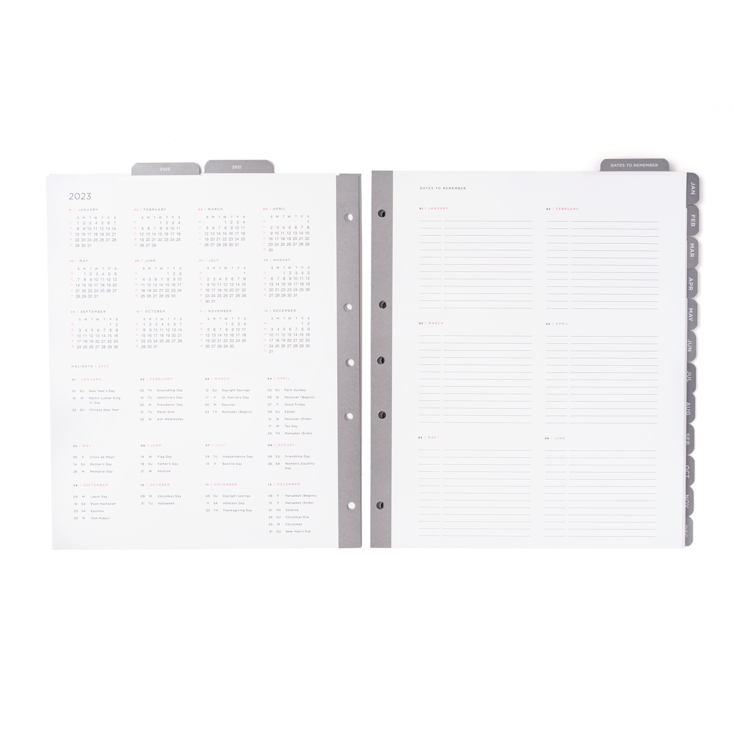 Signature Planning Binder Bundle | russell+hazel Bone